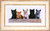 Kittens panorama, White Oak, available in 3 other frame colours.