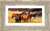 Horses panorama Worn White, available in 3 other frame colours.